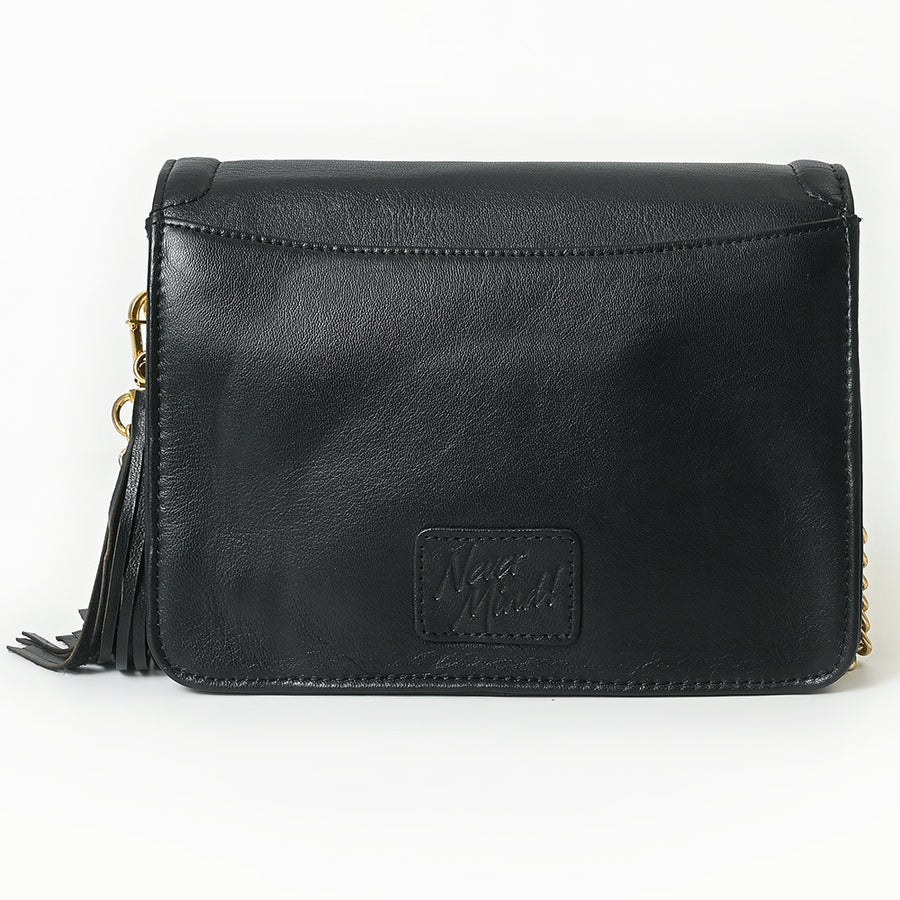 Never Mind Crossbody Genuine Leather Women Bag Western Handbag Purse