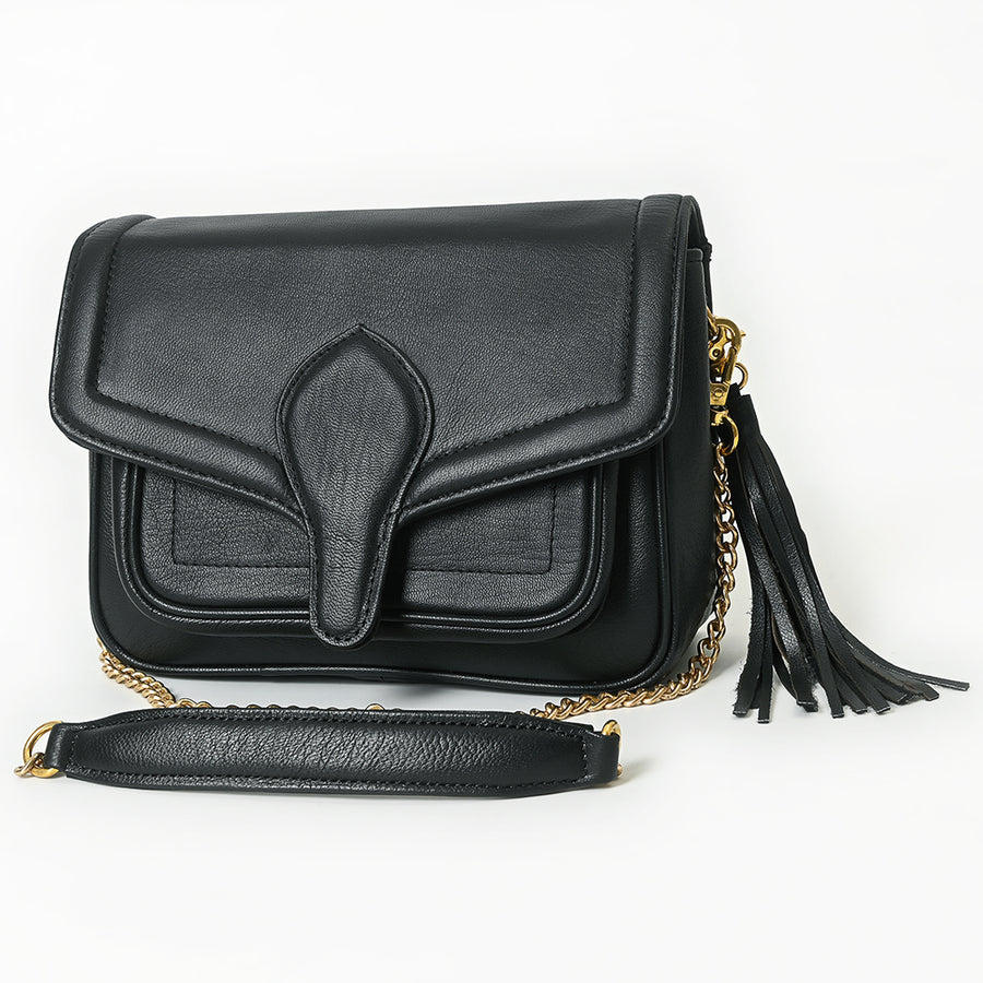 Never Mind Crossbody Genuine Leather Women Bag Western Handbag Purse - Uhorse