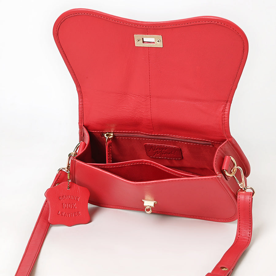 Never Mind Western Cross Body Genuine Leather Handbag Purse Wallet Bag For Women Girls