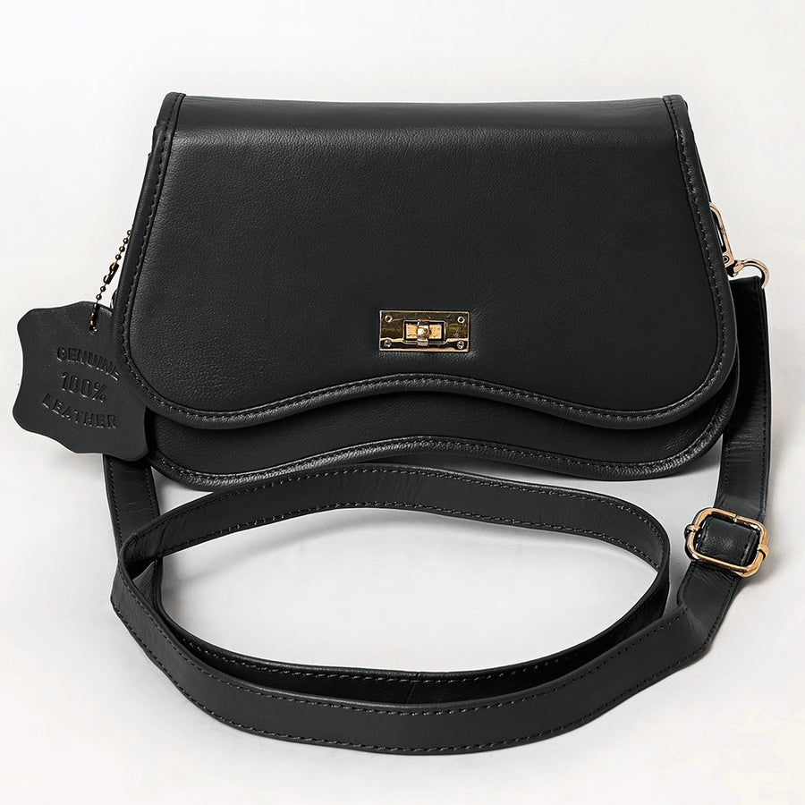 Never Mind Western Cross Body Genuine Leather Handbag Purse Wallet Bag For Women Girls