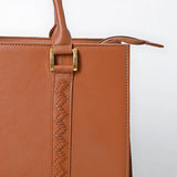 Never Mind  Briefcase Genuine Leather Women Bag Western Handbag Purse