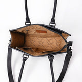 American Darling Tote Bag for Women, Crocodile Embossed Vegetable-Tanned Full Grain Leather Western Purse with YKK Zipper