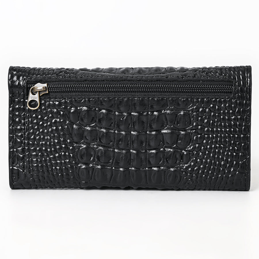American Darling Wallet Crocodile Embossed Genuine Leather Women Bag Western Handbag Purse| Tote | Travel Bags |College