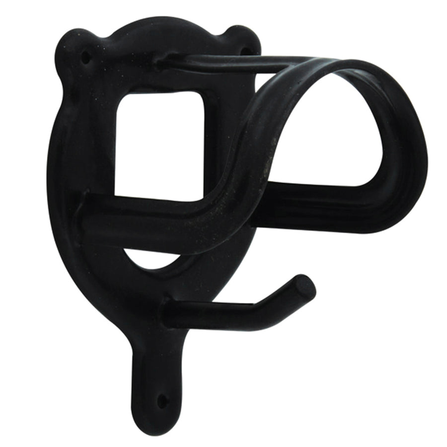 Black synthetic western roping horn wrap - Uhorse