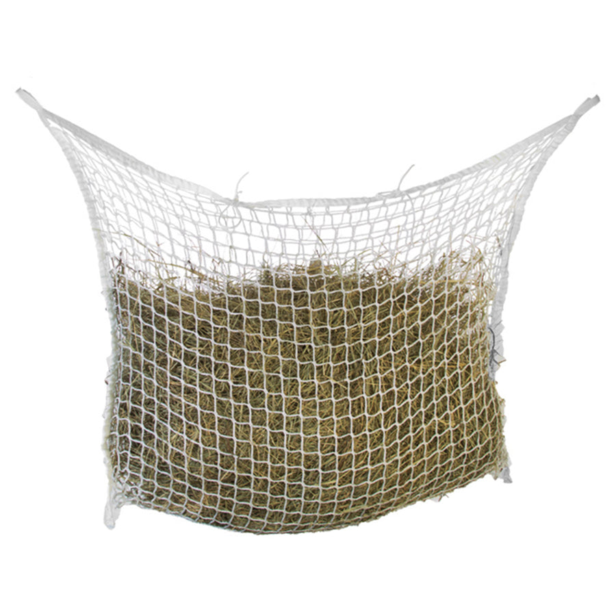 Hilason Western Animals Pet Horse Freedom Slow Feed Hay Net Bag White - Hilason