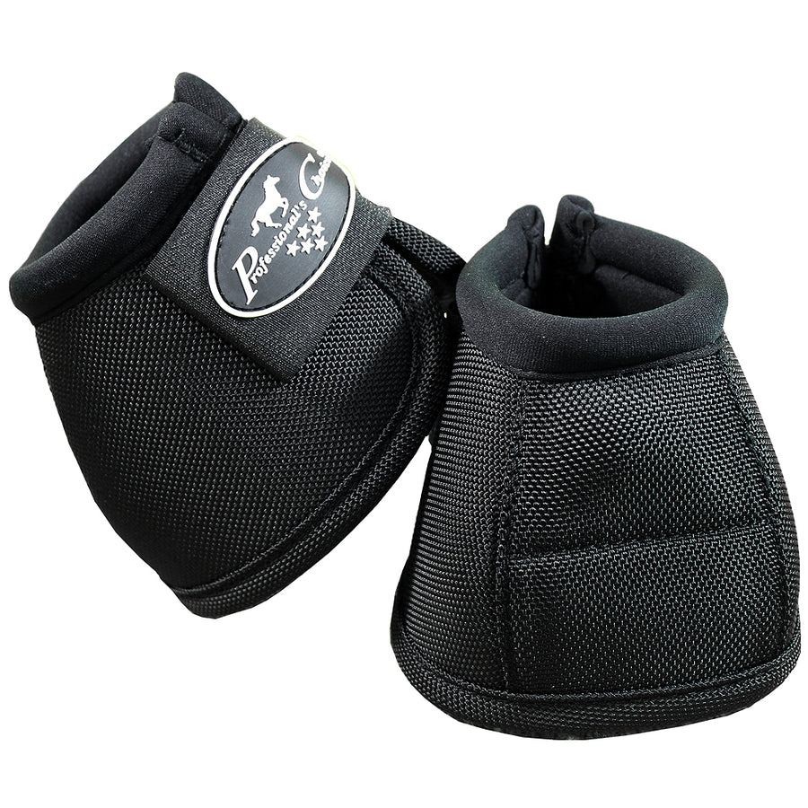 Professional Choice Tack Ballistic Overreach Horse Bell Boots Black - Uhorse