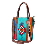 American Darling Tote Saddle Blanket Genuine Leather women bag western handbag purse