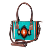 American Darling Tote Saddle Blanket Genuine Leather women bag western handbag purse