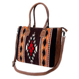 American Darling Tote Saddle Blanket Genuine Leather women bag western handbag purse