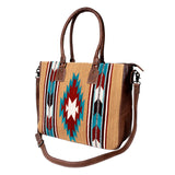 American Darling Tote Saddle Blanket Genuine Leather women bag western handbag purse