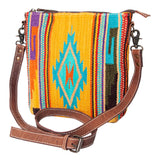 American Darling Cross Body Saddle Blanket Genuine Leather women bag western handbag purse