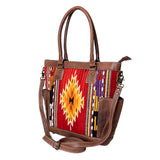 American Darling Tote Saddle Blanket Genuine Leather women bag western handbag purse