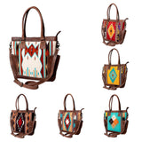 American Darling Tote Saddle Blanket Genuine Leather women bag western handbag purse