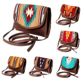 American Darling Messenger Saddle Blanket Genuine Leather women bag western handbag purse