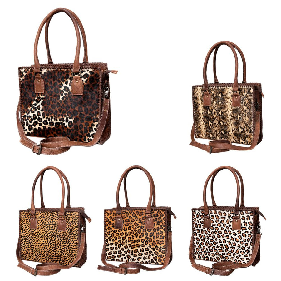 American Darling Women's Hobo Bag Western Hair-On Genuine Leather Handbag and Ladies Purse