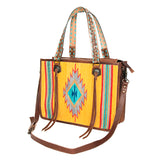 American Darling Tote Saddle Blanket Genuine Leather women bag western handbag purse