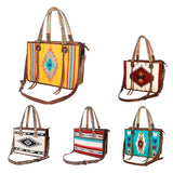 American Darling Tote Saddle Blanket Genuine Leather women bag western handbag purse