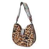 American Darling Hobo Hand Tooled Hair-On Genuine Leather women bag western handbag purse