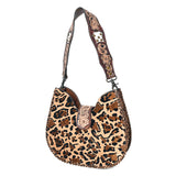 American Darling Hobo Hand Tooled Hair-On Genuine Leather women bag western handbag purse