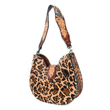 American Darling Hobo Hand Tooled Hair-On Genuine Leather women bag western handbag purse