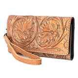 American Darling Clutch Hand Tooled Genuine Leather women bag western handbag purse