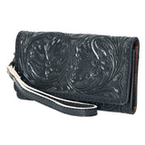 American Darling Clutch Hand Tooled Genuine Leather women bag western handbag purse