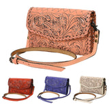 American Darling Wallet Hand Tooled Genuine Leather women bag western handbag purse