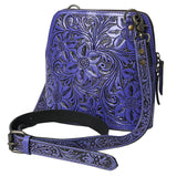 American Darling Cross Body Hand Tooled Genuine Leather women bag western handbag purse