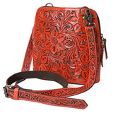 American Darling Cross Body Hand Tooled Genuine Leather women bag western handbag purse