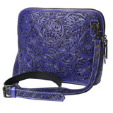 American Darling Cross Body Hand Tooled Genuine Leather women bag western handbag purse