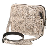 American Darling Cross Body Hand Tooled Genuine Leather women bag western handbag purse