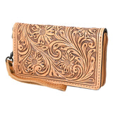 American Darling Clutch Hand Tooled Genuine Leather women bag western handbag purse