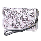 American Darling Clutch Hand Tooled Genuine Leather women bag western handbag purse