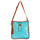 American Darling Messenger Hair-On Genuine Leather women bag western handbag purse