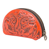 American Darling Coin Purse Hand Tooled Genuine Leather Women Bag Western Handbag Purse