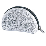 American Darling Coin Purse Hand Tooled Genuine Leather Women Bag Western Handbag Purse