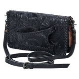 American Darling Clutch Hand Tooled Genuine Leather Women Bag Western Handbag Purse