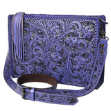 American Darling Hand Tooled Genuine Leather Women Bag Western Handbag Purse