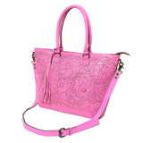 American Darling Hand Tooled Genuine Leather Women Bag Western Handbag Purse