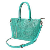 American Darling Hand Tooled Genuine Leather Women Bag Western Handbag Purse