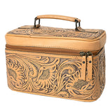 American Darling Jewelry Case Hand Tooled Genuine Leather Women Bag Western Handbag Purse