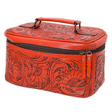 American Darling Jewelry Case Hand Tooled Genuine Leather Women Bag Western Handbag Purse