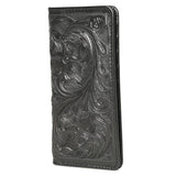 American Darling Wallet Hand Tooled Genuine Leather Women Bag Western Handbag Purse