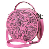 American Darling Canteen Hand Tooled Genuine Leather women bag western handbag purse