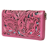 American Darling Wallet Hand Tooled Genuine Leather women bag western handbag purse