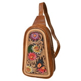 American Darling Cross Body Hand Tooled Genuine Leather women bag western handbag purse