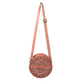 American Darling Canteen Hand Tooled Genuine Leather Women Bag Western Handbag Purse