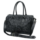 American Darling Duffel Hand Tooled Genuine Leather Women Bag Western Handbag Purse