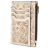 American Darling Card-Holder Hand Tooled Genuine Leather Women Bag Western Handbag Purse