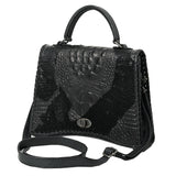 American Darling Tote Crocodile Embossed Genuine Leather Women Bag Western Handbag Purse